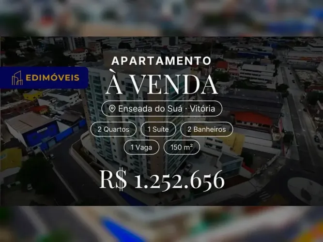 Apartamento 2 quartos na Enseada do Suá, venha conhecer!