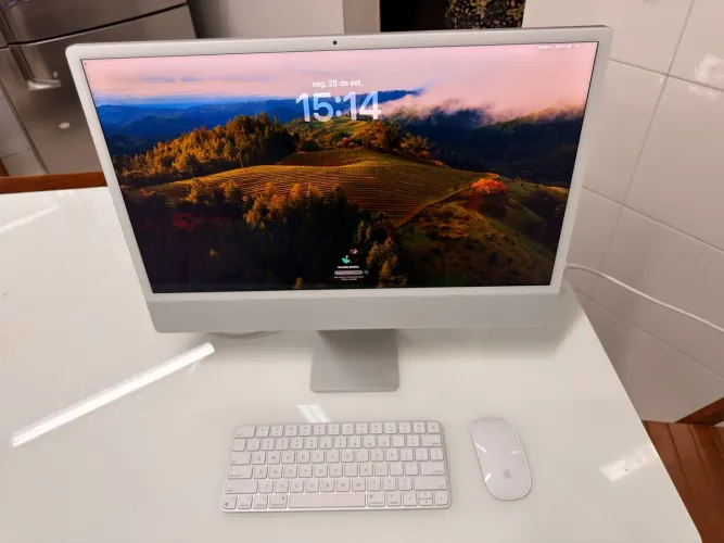 Apple iMac M1 256 Gb tela 24 polegadas