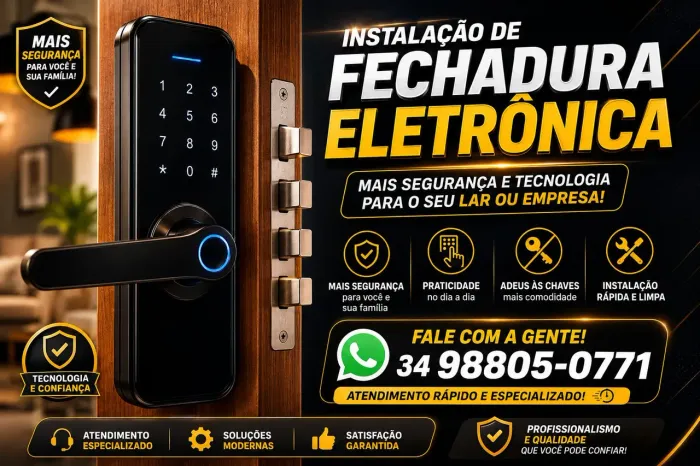 ? Instalação de Fechadura Eletrônica ? Segurança e Modernidade!
