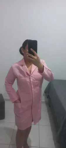 Jaleco rosa