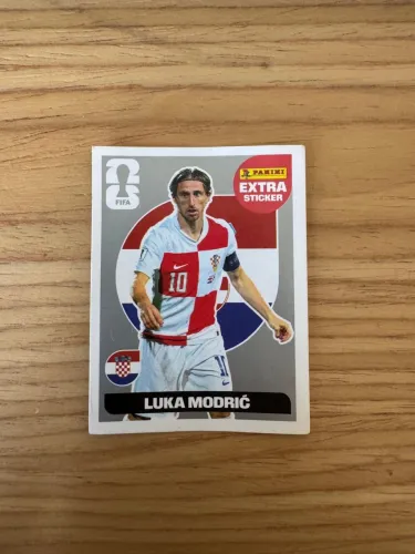 Figurinha Modric prata