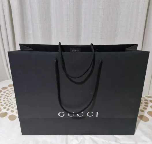 Sacola gucci preta original 