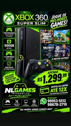 Xbox 360 ultra slim 250gb 