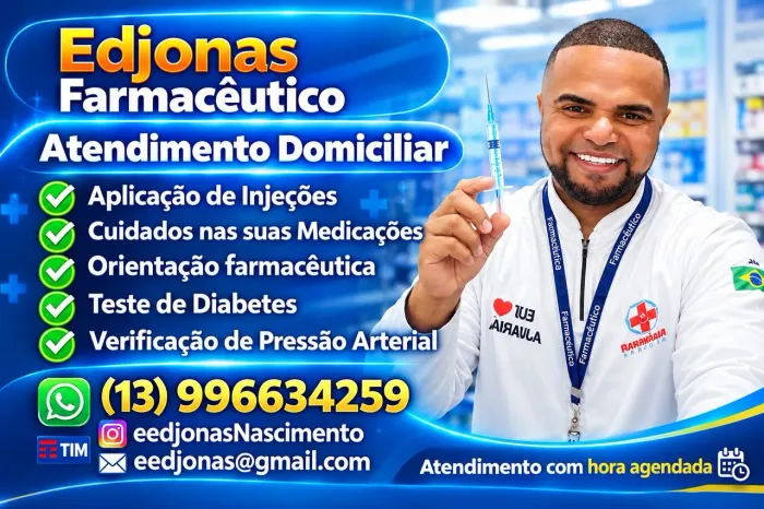 Serviços farmacêutico , orientação!
