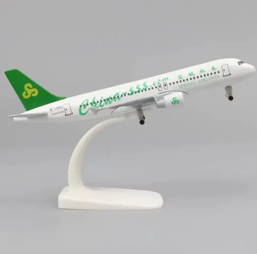 Mini aviao de metal 20 centímetros