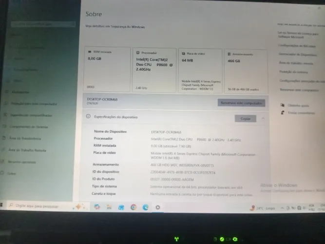 Notebook lenovo Tinkapad T400