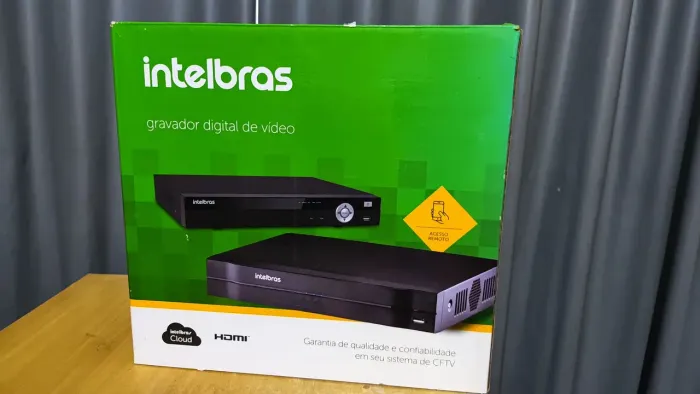 DVR Intelbrás com Hd 1Tb instalado e configurado