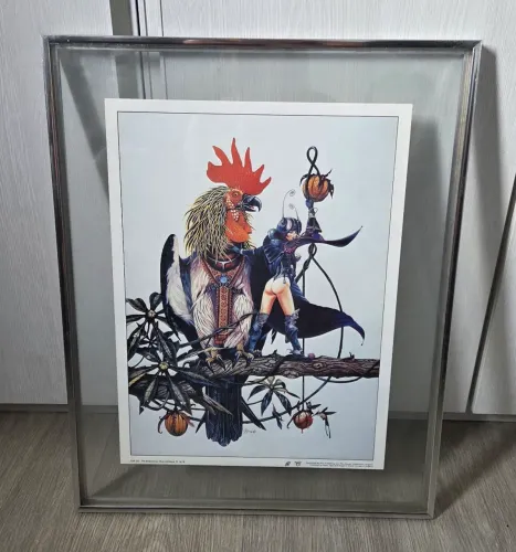 Quadro Moldura Sanduiche Vidro Duplo 50x40 Usado (Usado)
