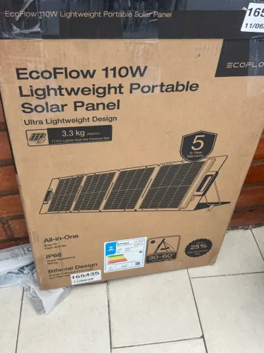 Vendo ecoflow delta 3 com placa solar ecoflow