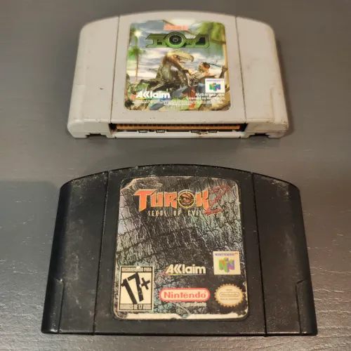 Jogos Turok 1 e 2 - Nintendo 64