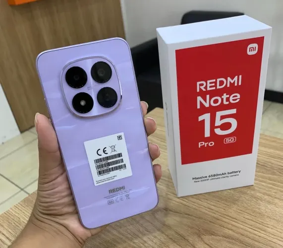 Xiaomi Redmi Note 15 Pro 5G 256GB 08GB RAM Novo Entregamos 