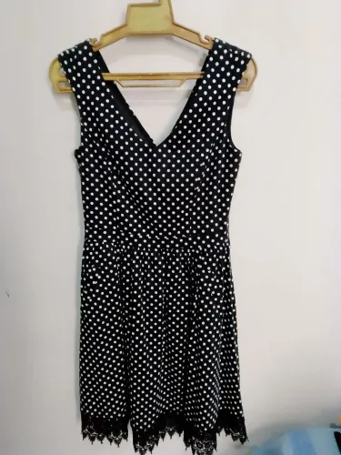 Vestido estampa de poá