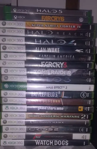 JOGOS XBOX 360 POR 70  E XBOX ONE 100