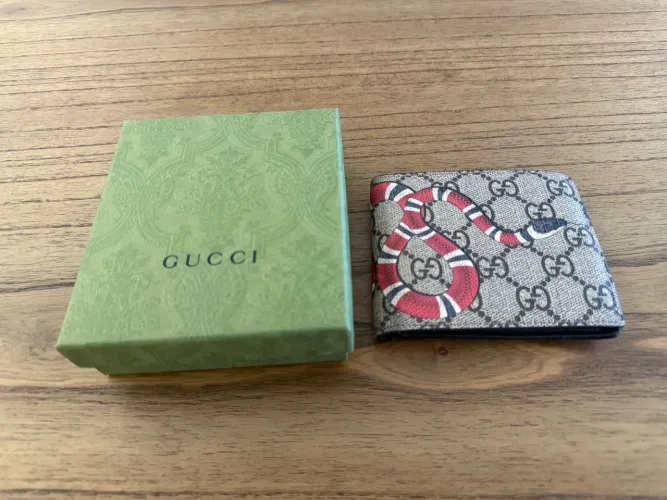 Carteira Gucci Kingsnake Supreme - Original - Completo