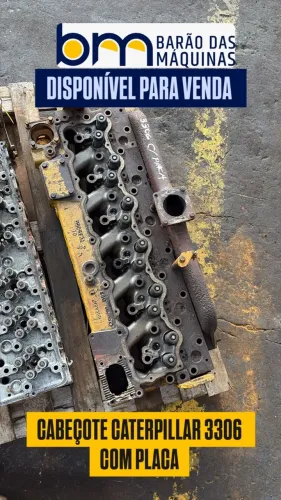 CABEÇOTE CATERPILLAR 3306 COM PLACA