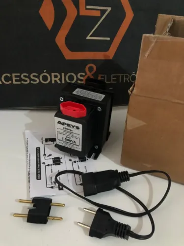 Transformador de voltagem220 para 100 e 110 para 220V - 1500 VA