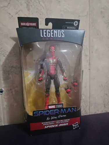 Boneco Marvel Legends Spider Man no way home Integrated Suit Original