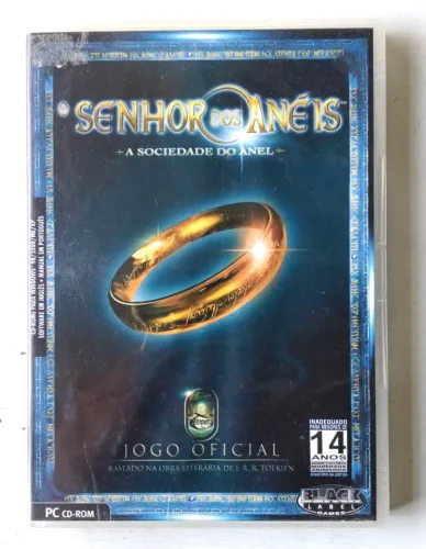 Jogo de PC (Cd-Rom) - O Senhor dos Anéis - A Sociedade do Anel - Mídia Física - 2002