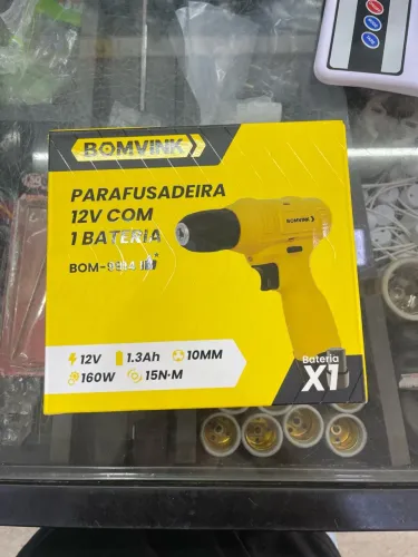 Parafusadeira BOMVINK 12V Sem Fio 160W - Bateria Recarregável