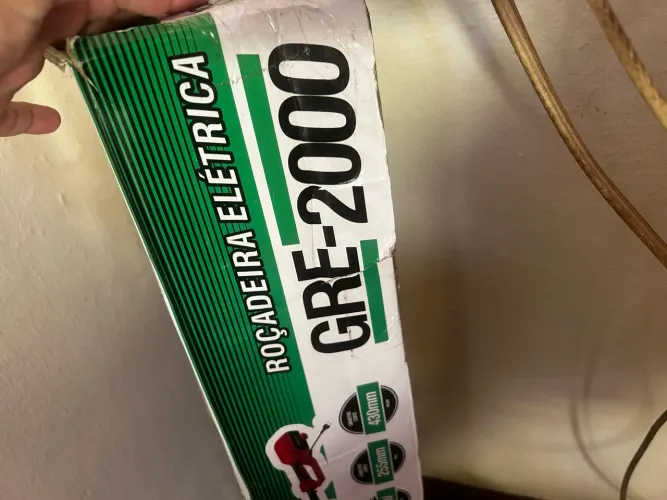 Roçadeira elétrica nova