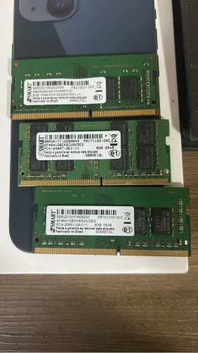 Memórias notebook ddr4 8gb