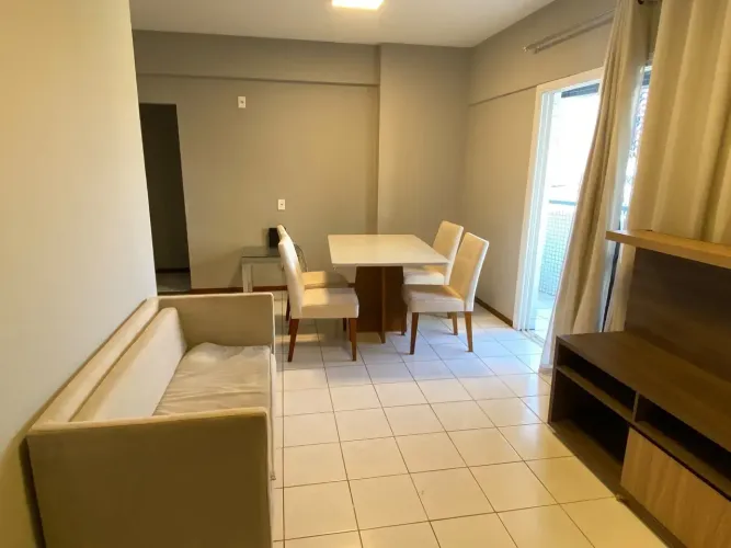 IVILLE DEUX, UMARIZAL: APTO MOBILIADO, 3 QUARTOS, 2 VAGAS E VISTA PARA A BAÍA. R$ 7.900 CO