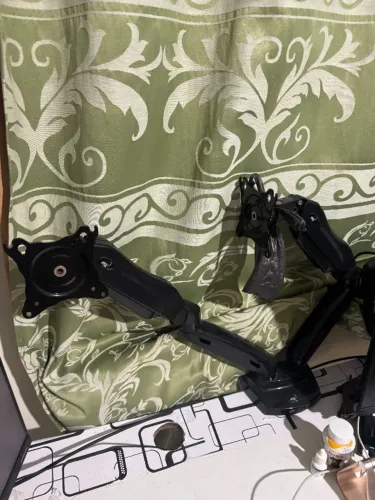 Suporte Ergonômico Articulado de Mesa, 2 Monitores F160N, ELG