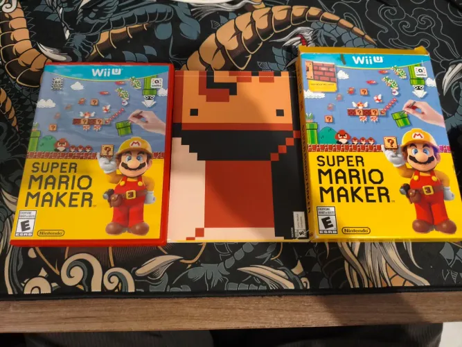 Mario Maker Wii u com livro usado ( aceito ofertas )
