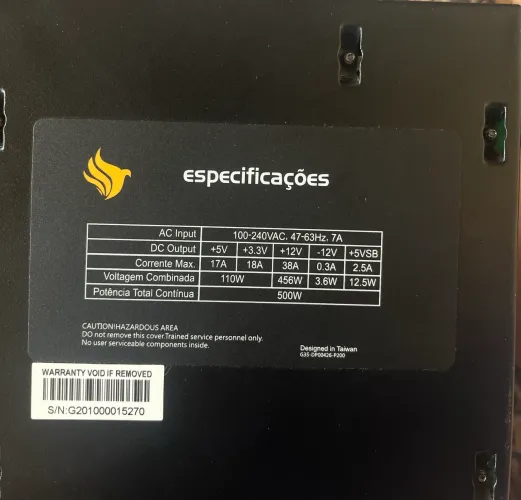 Fonte Nidus 500w