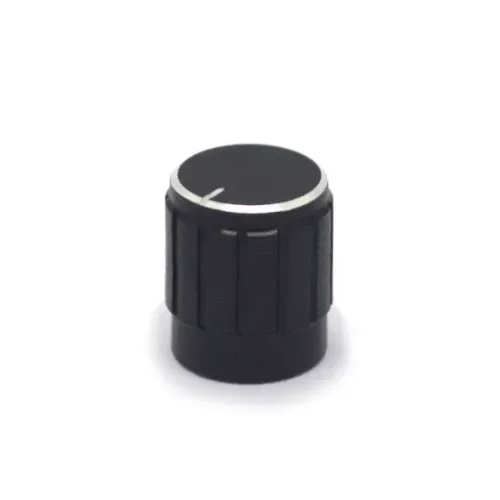 Knob De Alumínio Potenciômetro Eixo Estriado - A15x17 5 Pçs