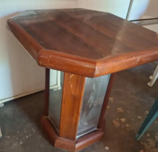 Mesa de centro espelhada 