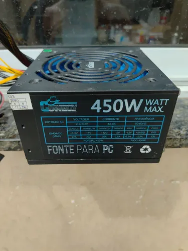 Fonte ATX 450 W - KNUP COWBOY