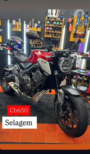 Cb650r 2024 apenas 3 mil km rodados zerada