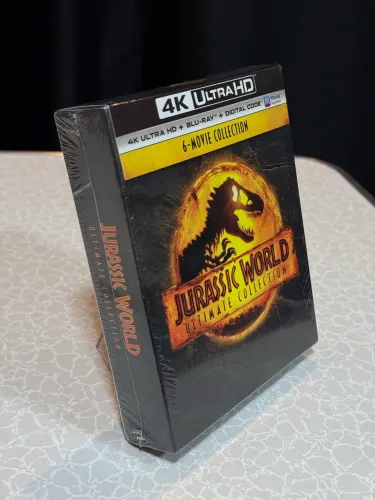 Blu-ray 4K - Jurassic World Ultimate Collection - Lacrado - Box