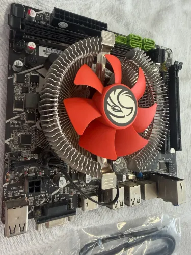 Placa mãe h61 com processador I7 3770 e cooler