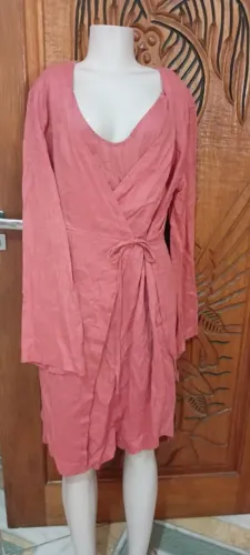 Vestido de linho Osklen