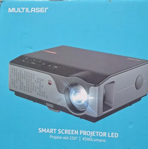SMART SCREEN PROJETOR LED MULTLASER 4500KUMENSR