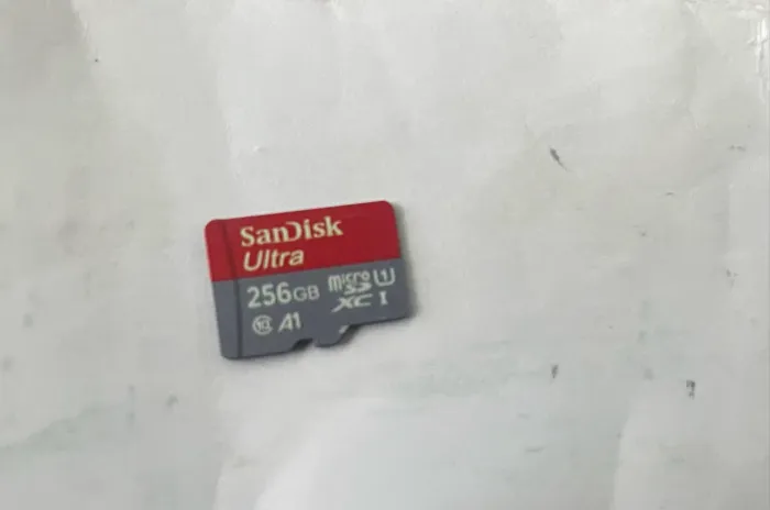 Cartão de memória 256gb