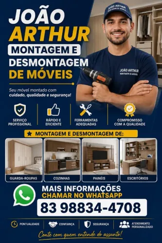 MONTAGEM E DESMONTAGEN DE MÓVEIS 