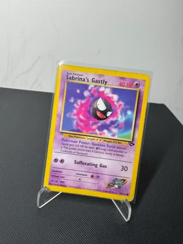 Carta Pokémon - Sabrinas Gastly