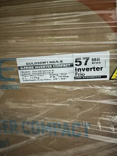Ar-Condicionado Split Inverter Piso Teto 57000 BTUs Gree G-Prime Compact
