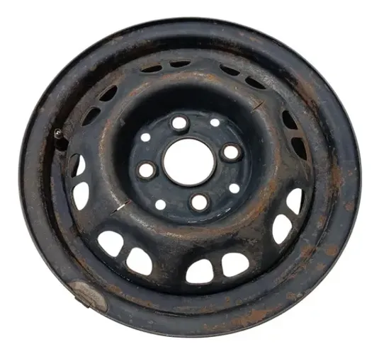 Roda Ferro Volkswagen Gol G1 G2 G3 Saveiro Voyage Aro 13 Pre Preto