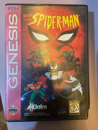 Jogo Mega Drive - Spiderman CIB