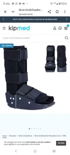 bota ortopédica