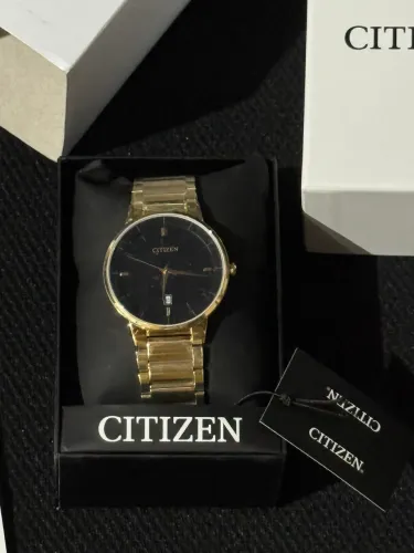 Relógio Citizen Original Dourado - Novo, Sem Uso, Completo