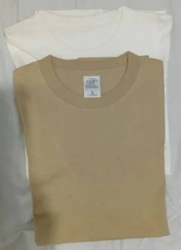 02 Camisetas 100% Algodão  alta densidade - 280g, Tamanho P (A:61cm x L:50cm)