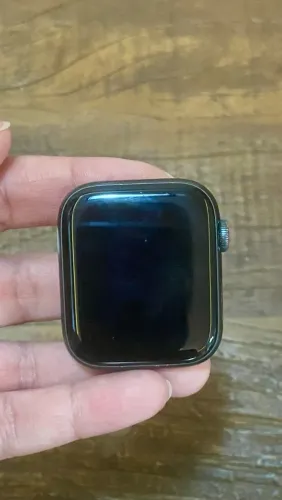Apple Watch Preto + Pulseira Azul (Série 5 - 44mm)