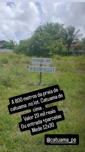 Terreno em catuama