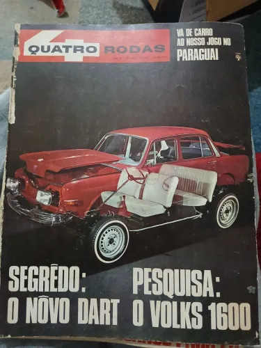 Revista quatro rodas 1969 raríssima