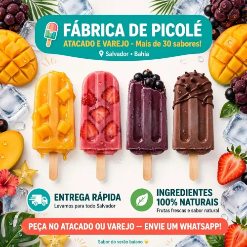 Fábrica de picolé Artesanal